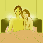 カップルのイラスト
