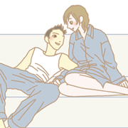 カップルのイラスト