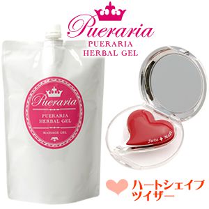 バスタイム後に塗り込めば、ムダ毛が気にならなくなり
バストアップ効果も♪
ハートの形がカワイイ、ツイザー(毛抜き)