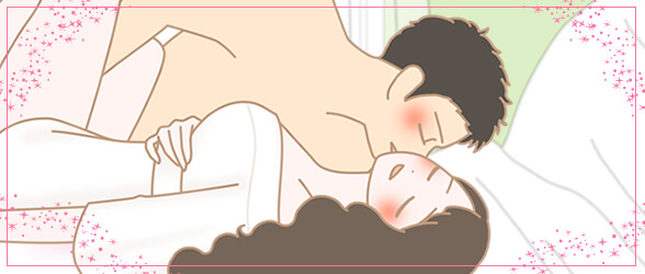 ラブタイム中の男女