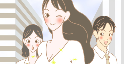 妊娠&出産すると、胸が大きくなる