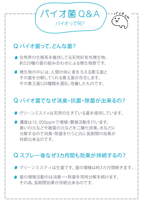 グリーンミスティ(バイオ消臭)
