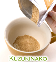 クズキナコ(きな粉くず湯)飲み方