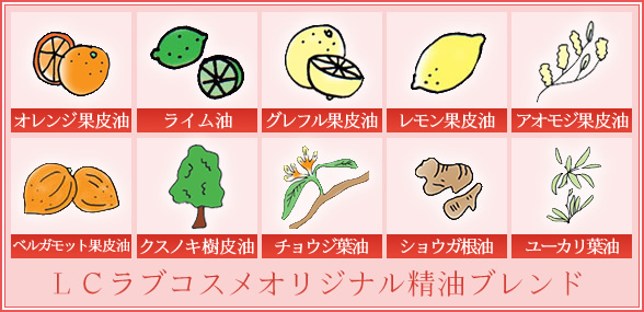 LCラブコスメオリジナル精油ブレンド
