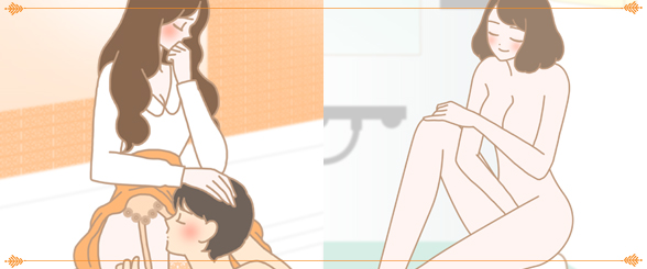 女性イラスト・カップルイラスト