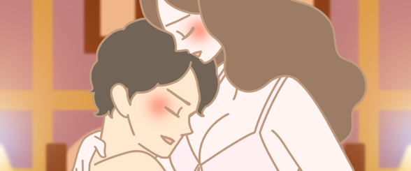 ラブタイム中の男女