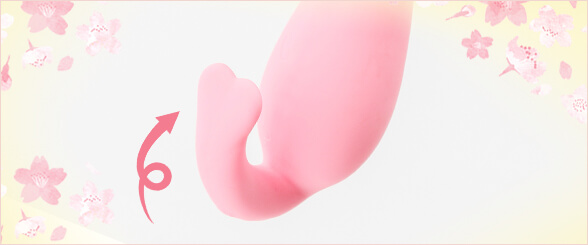 >ポイント2:ハート型のしっぽ