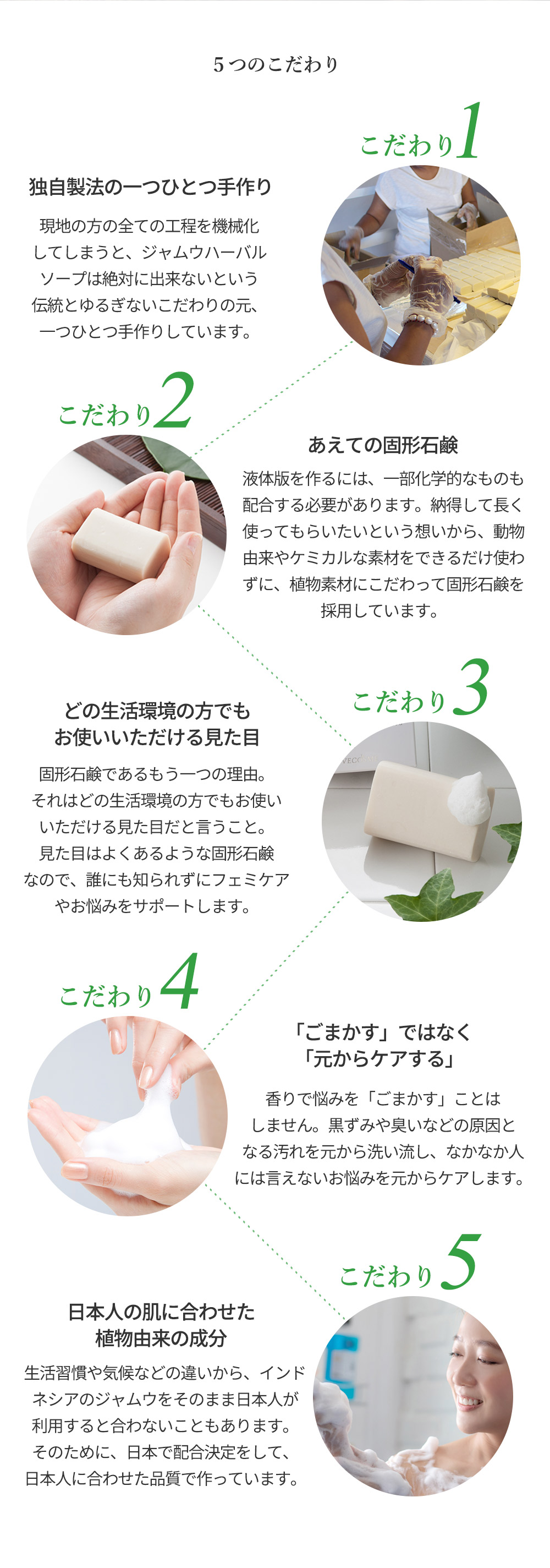ＬＣジャムウ・ハーバルソープ　商品画像3