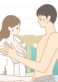 20代セックス 自分の体臭 イラスト