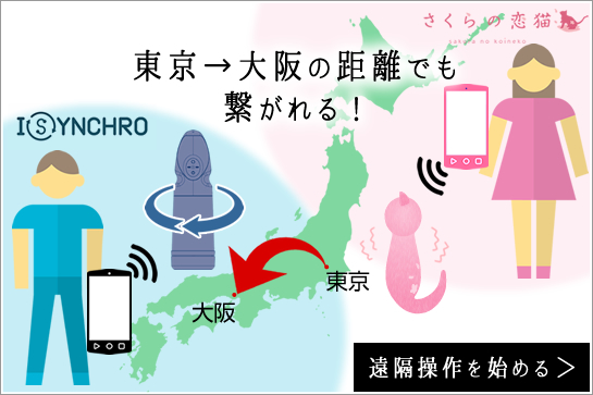「遠隔操作」できるラブグッズ「さくらの恋猫」「シンクロ」とは?