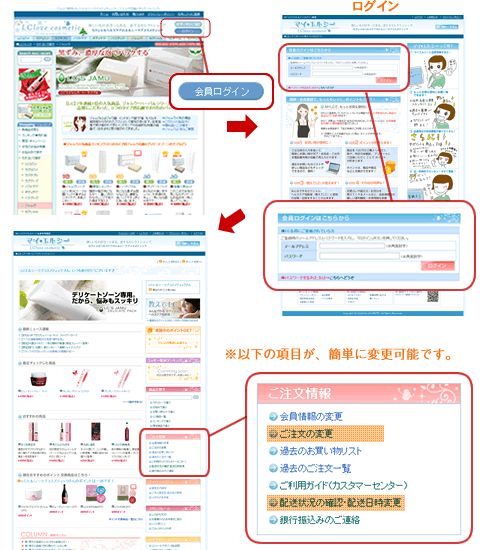 注文後の変更