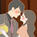 リビドー ロゼ 見つめあうカップルイラスト