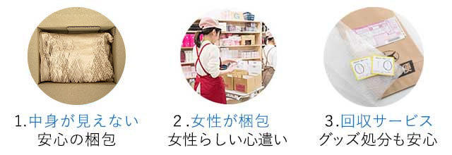 ラブコスメが安心な理由(女性に優しい設計、誰にも知られずに受け取れる)