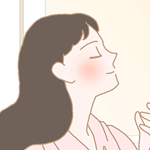 朝のヘアスタイリングの感想クチコミ／イラスト2