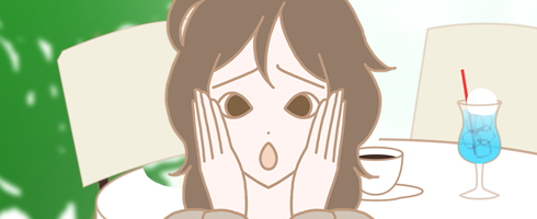 好きな人に嫌われたかもしれないと悩む女性のイラスト