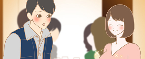 ためいきをつく女性