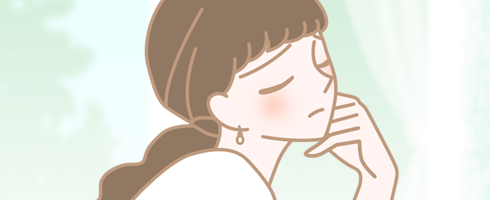 出会いについて悩む女性のイラスト