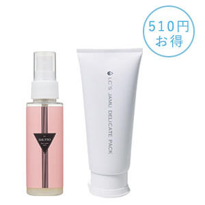 【SET】アンダーヘアメイクミスト シュット&ジャムウデリケートパック