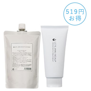 【SET】クリームバストリートメント&スカルプクレンザー600ml