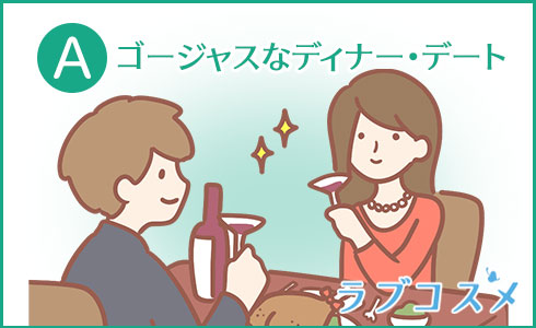 A・ゴージャスなディナー・デート