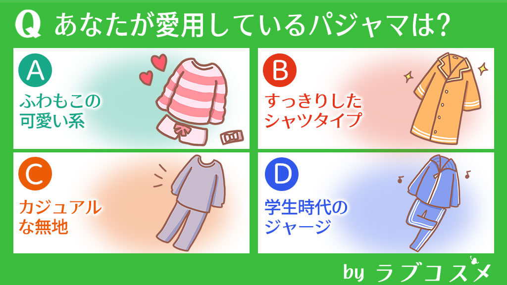 あなたが愛用しているパジャマは?