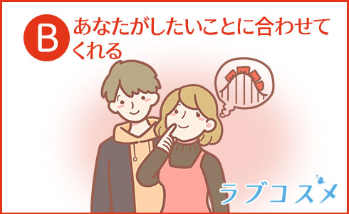 あなたがしたいことに合わせてくれる