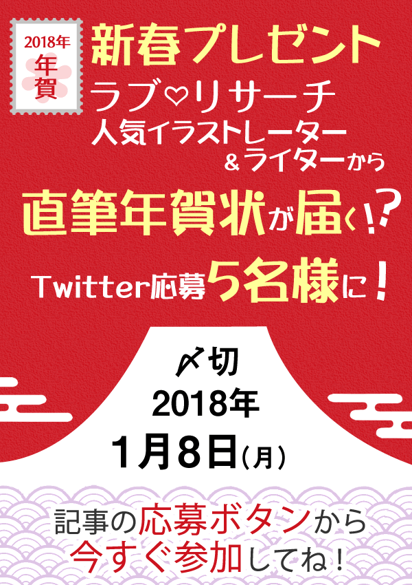 【新春プレゼント】えっ!?あのひとから年賀状が届