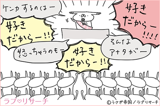 うさぎ帝国より通信アリ！～ケンカしてもやっぱり…大好きなアイ