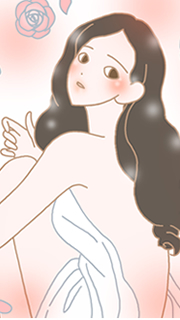 自分磨き|女性のイラスト