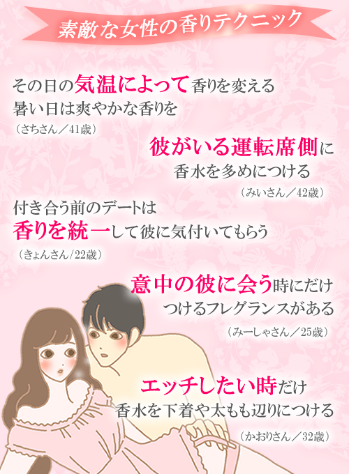 出来る女の香りテクニック