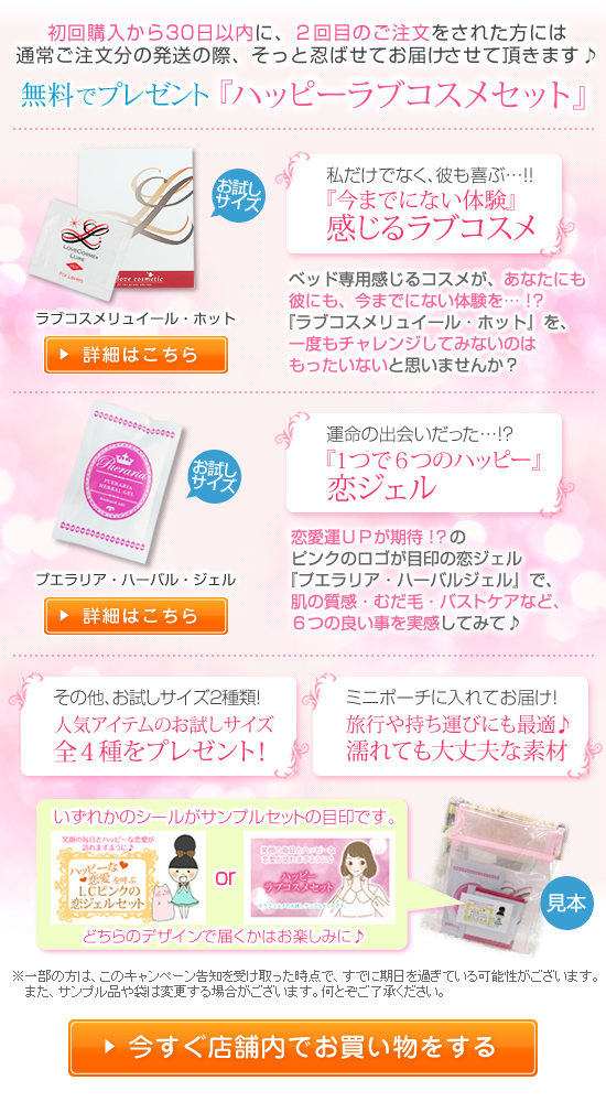 ハッピーラブコスメセットについての詳しい説明