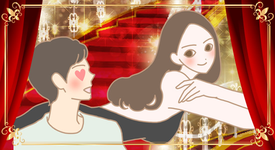 セクシーさを引き出す女性のイラスト