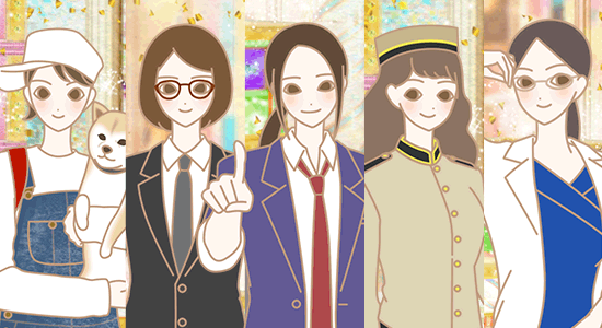 オールスターに扮したラブコスメスタッフ