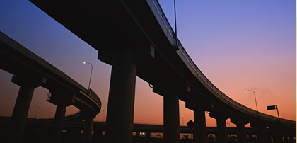 夕暮れの橋