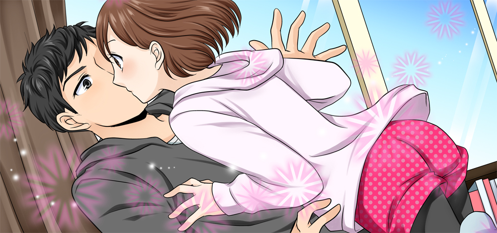 男性に話しかける女性
