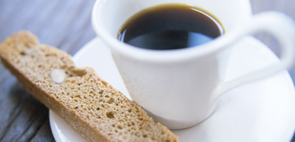 コーヒーとケーキ