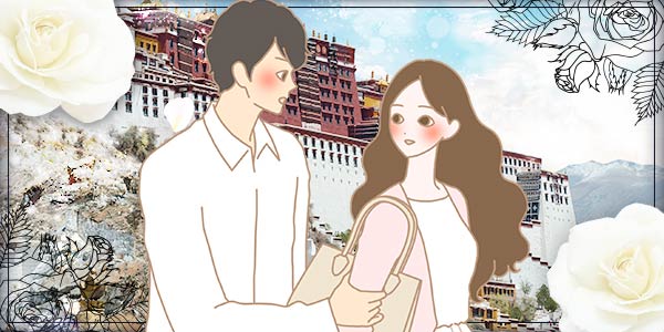 見つめあう男女