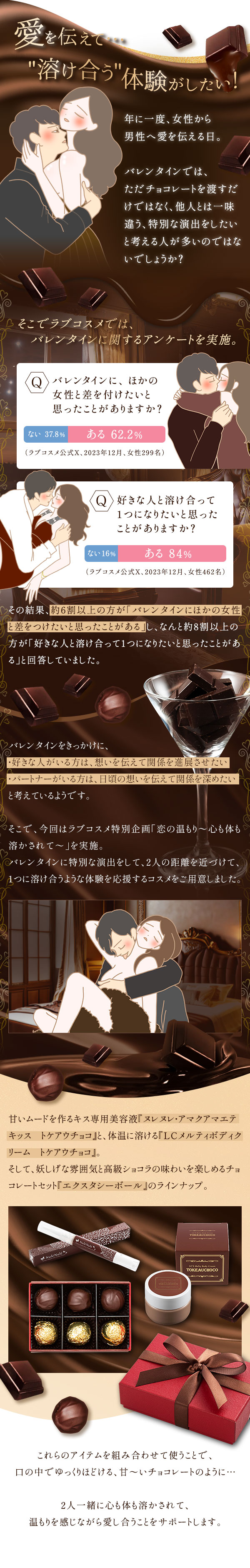 恋の温もりバレンタイン企画2024 コンセプト