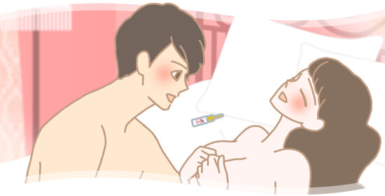 燃え上がるカップルイラスト