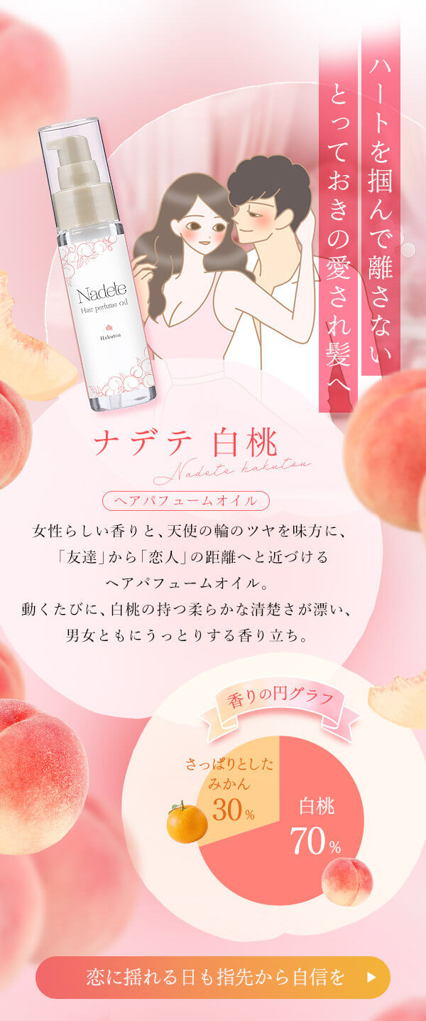 白桃黄桃企画|ナデテ 白桃