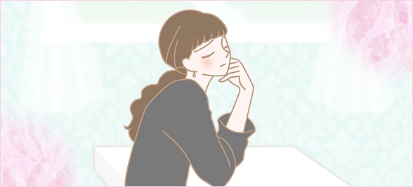 初体験について悩んでいる女性