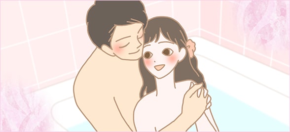 初体験の時お風呂に入るカップル