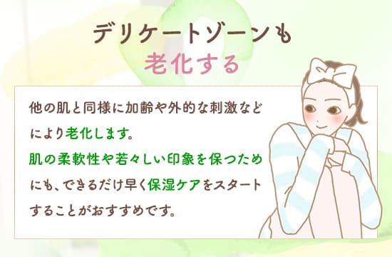 デリケートゾーンも老化する