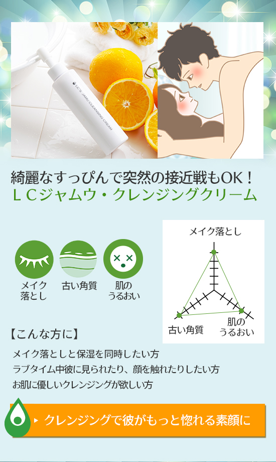 LCジャムウフェス 角質・潤いケアエリア LCジャムウ・クレンジングクリーム