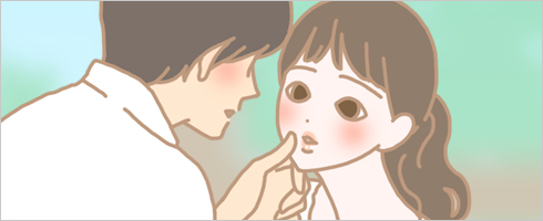 キス当て