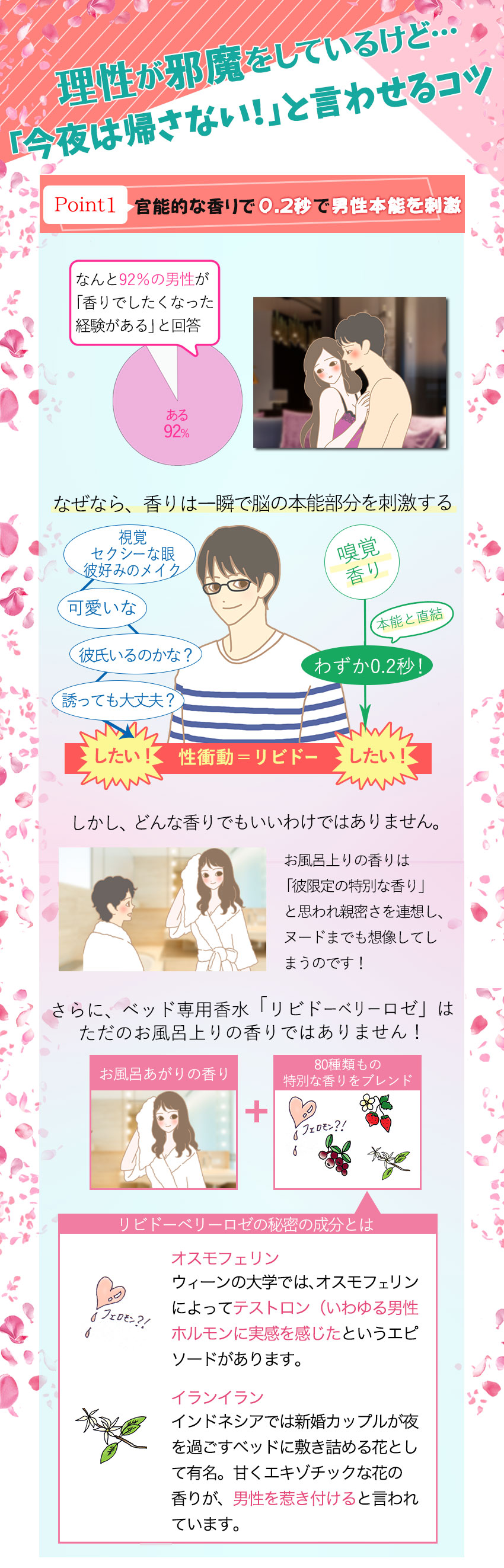 「今夜は帰さない!」と言われるコツ!