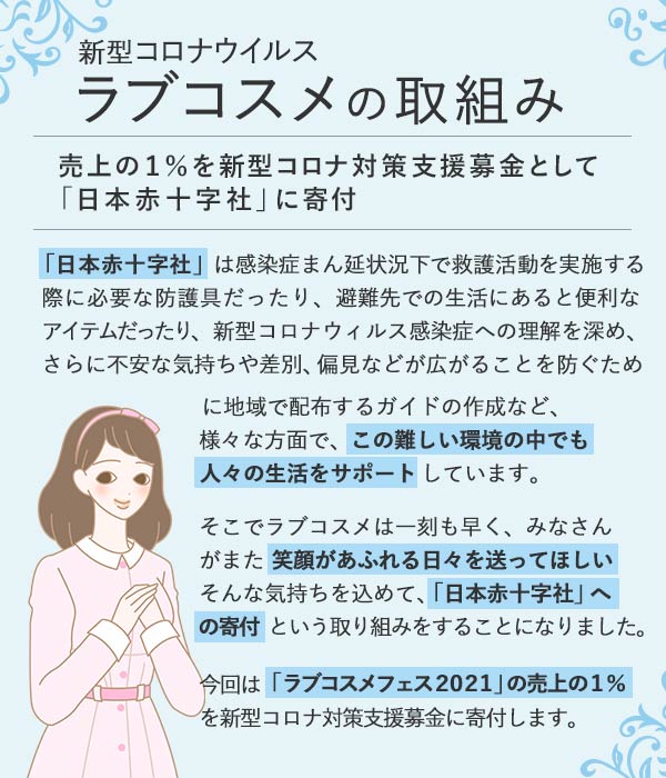 ラブコスメフェス2021(決算セール)【いまこそ、嬉しい、楽しい、エルシー!】コロナ対策