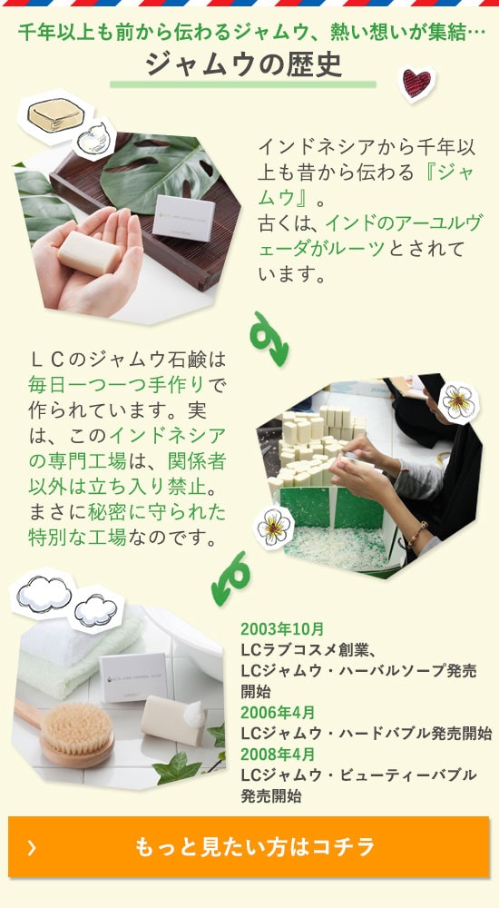ジャムウの歴史の図解