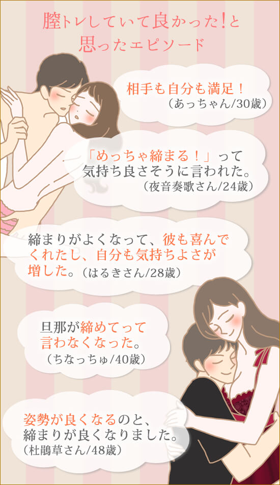 膣トレしてて良かった!と思ったエピソード