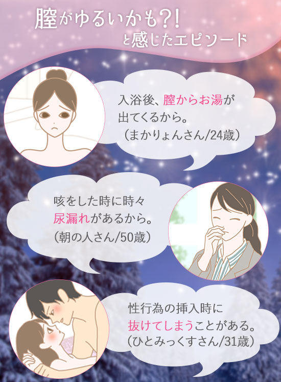 膣がゆるいかも?!と感じたエピソード